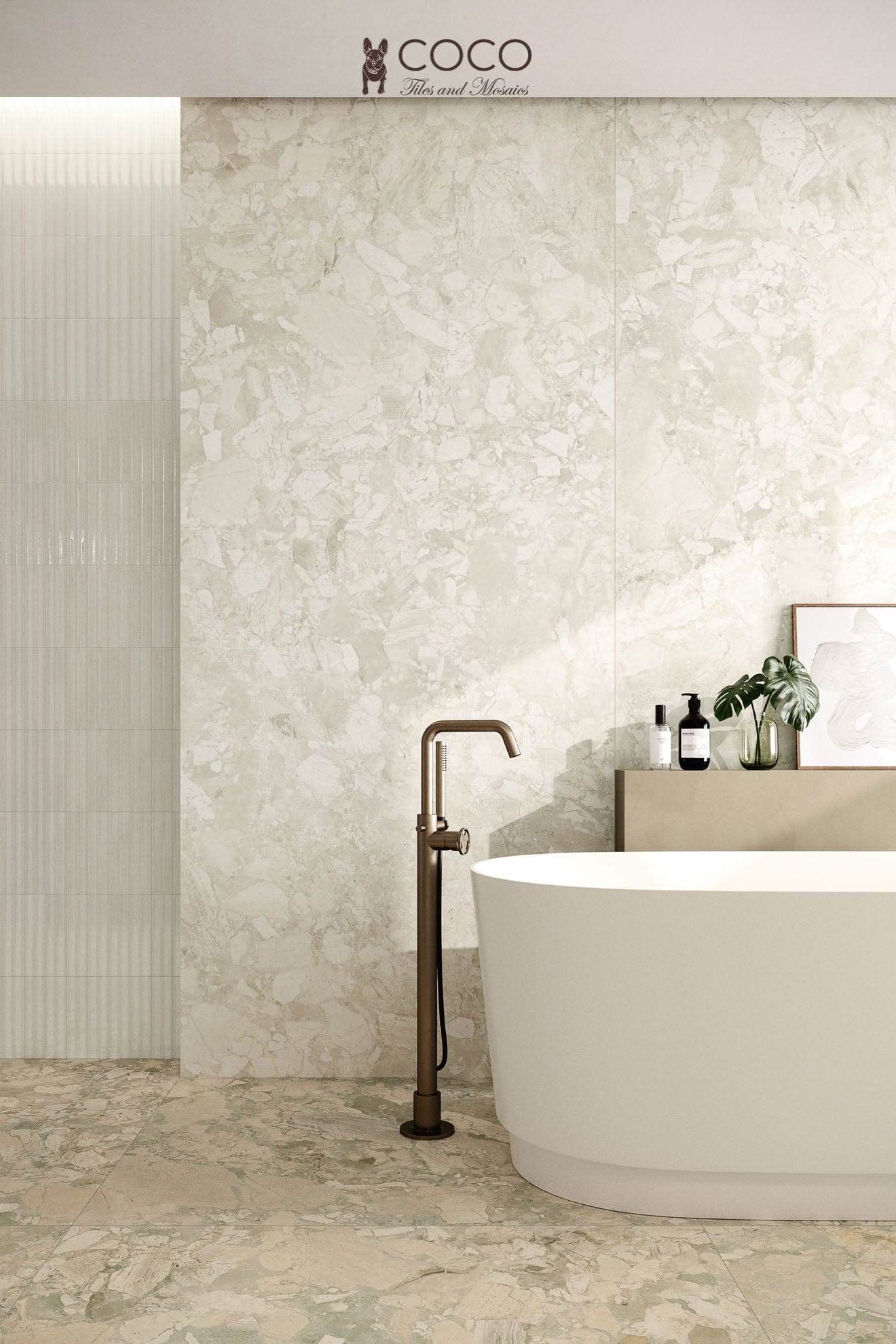 Fragmenta Series - Talco Matt 600x600mm Porcelain Tile