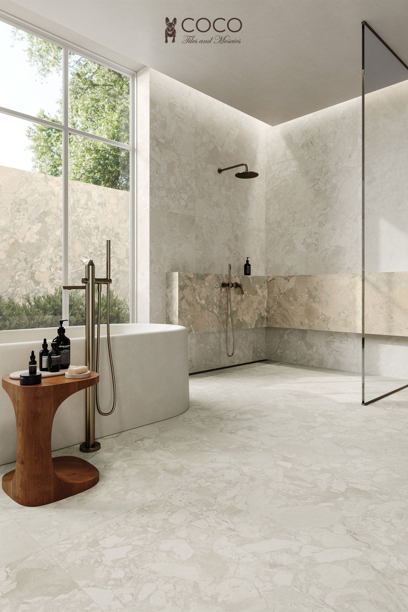Fragmenta Series - Talco Matt 600x600mm Porcelain Tile