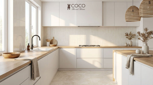 Coastline Series - Boardwalk Shell Gloss 400x800mm Porcelain Tile