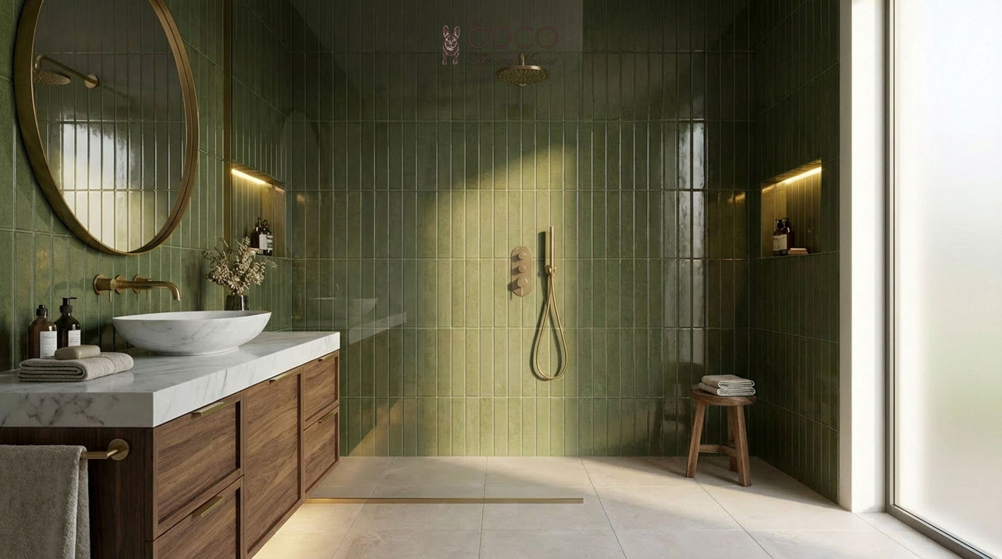 Coastline Series - Boardwalk Cypress Gloss 400x800mm Porcelain Tile