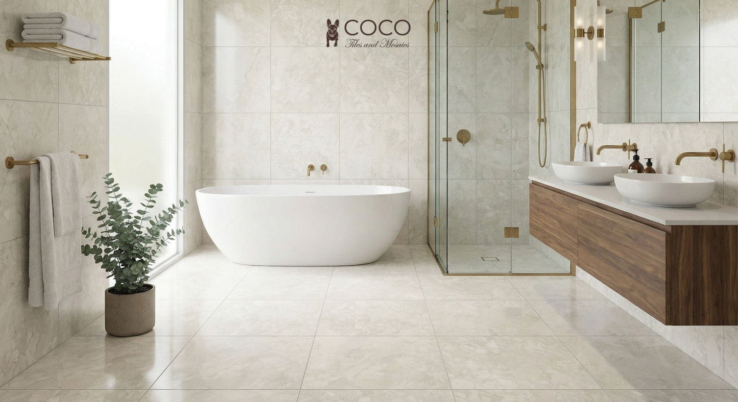 Fragmenta Series - Talco Matt 600x600mm Porcelain Tile