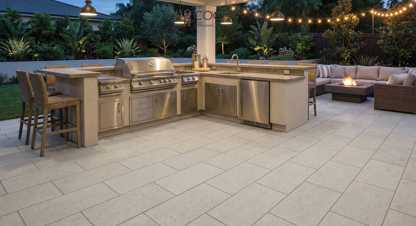 Arcadia Series - Ancient Whisper Textured 225x453mm Porcelain Tile