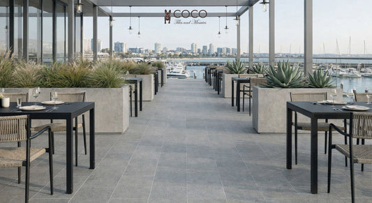 Arcadia Series - Riviera Azure Textured 225x453mm Porcelain Tile