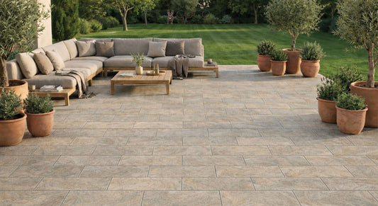 Arcadia Series - Sunset Embrace Cliffs Textured 225x453mm Porcelain Tile