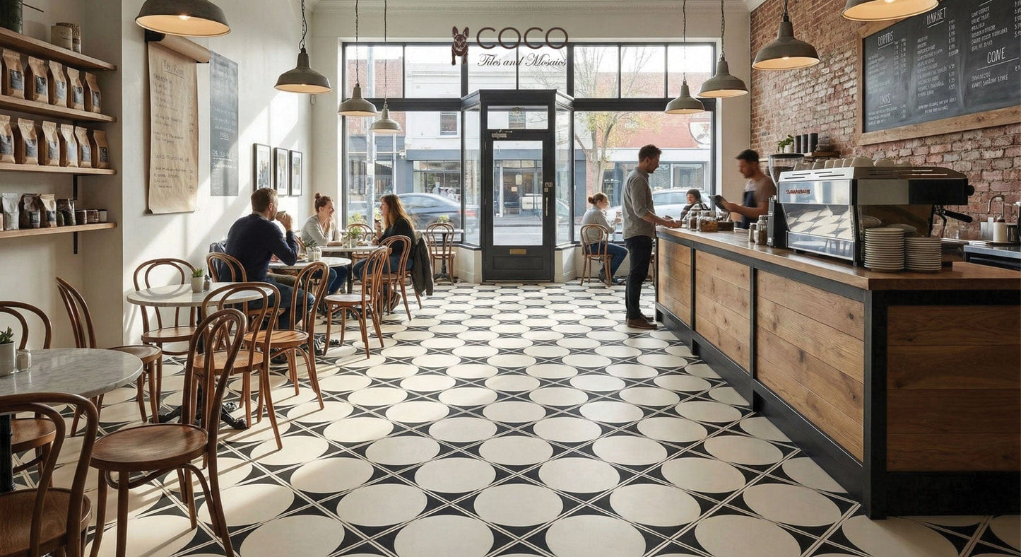 Modern Monochrome Series - The Cream Drop Matte 300x300mm Porcelain Tile