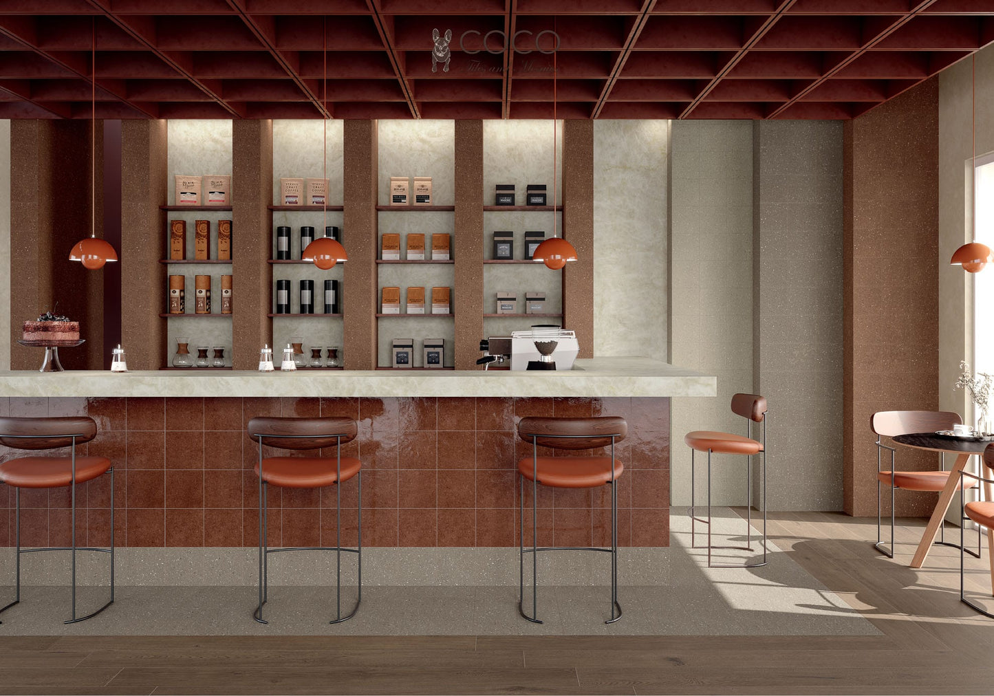 Vogue Series - Sabbia Matt 200x200mm Porcelain Tile