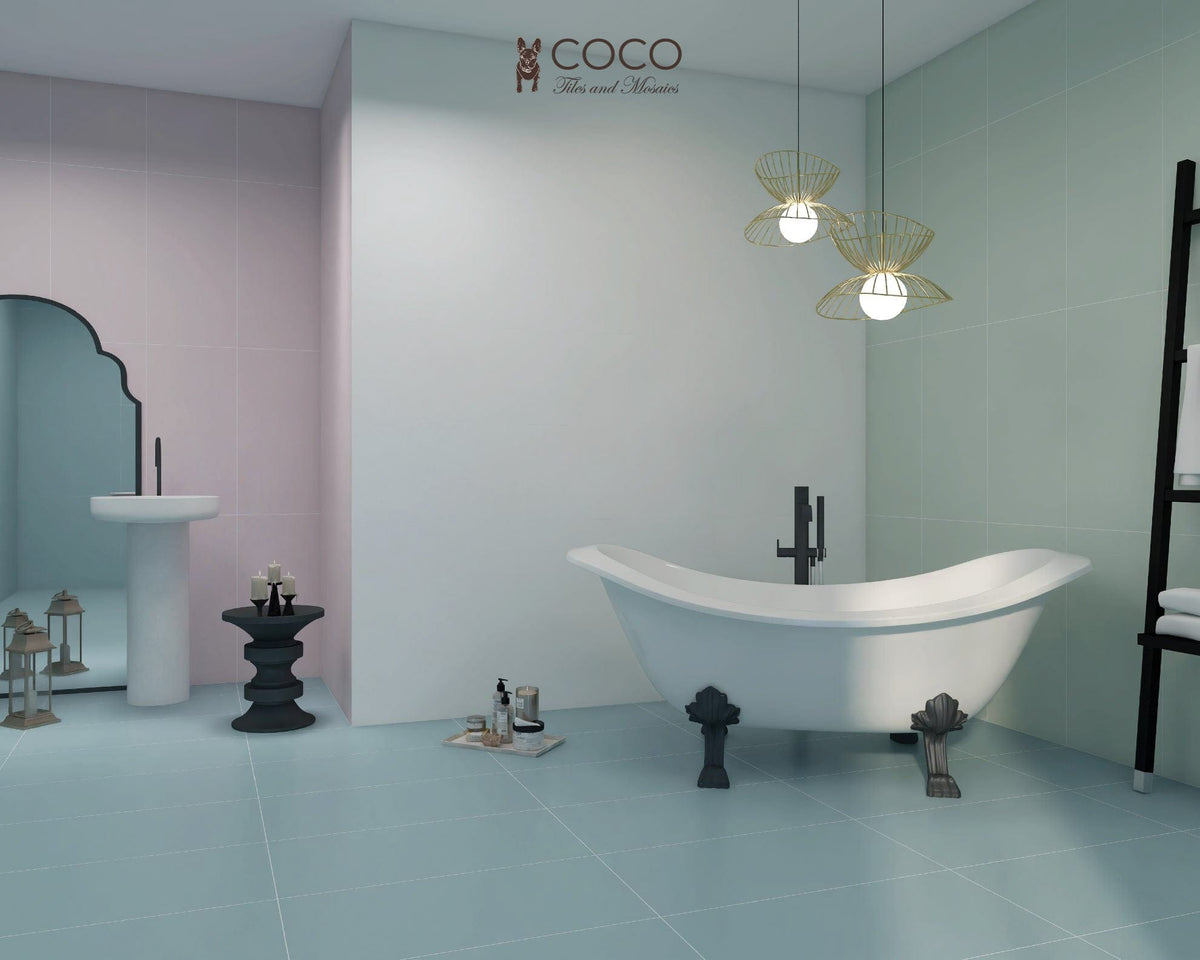 Mint Green Ceramic Wall Tiles | Coastal Colour Palette | COCO Tiles ...