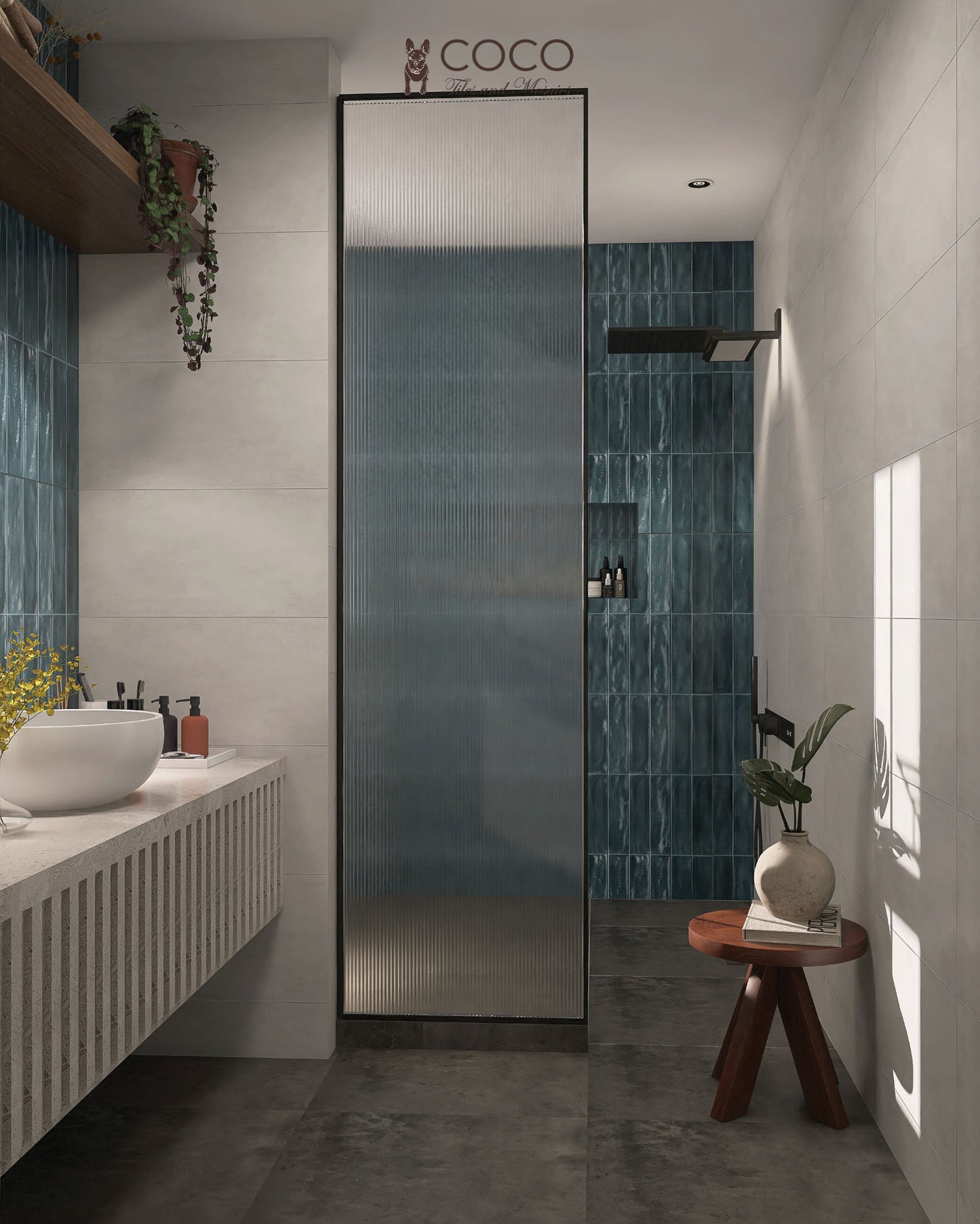 Blend Series - Graphite Natural 592x592mm Porcelain Tile