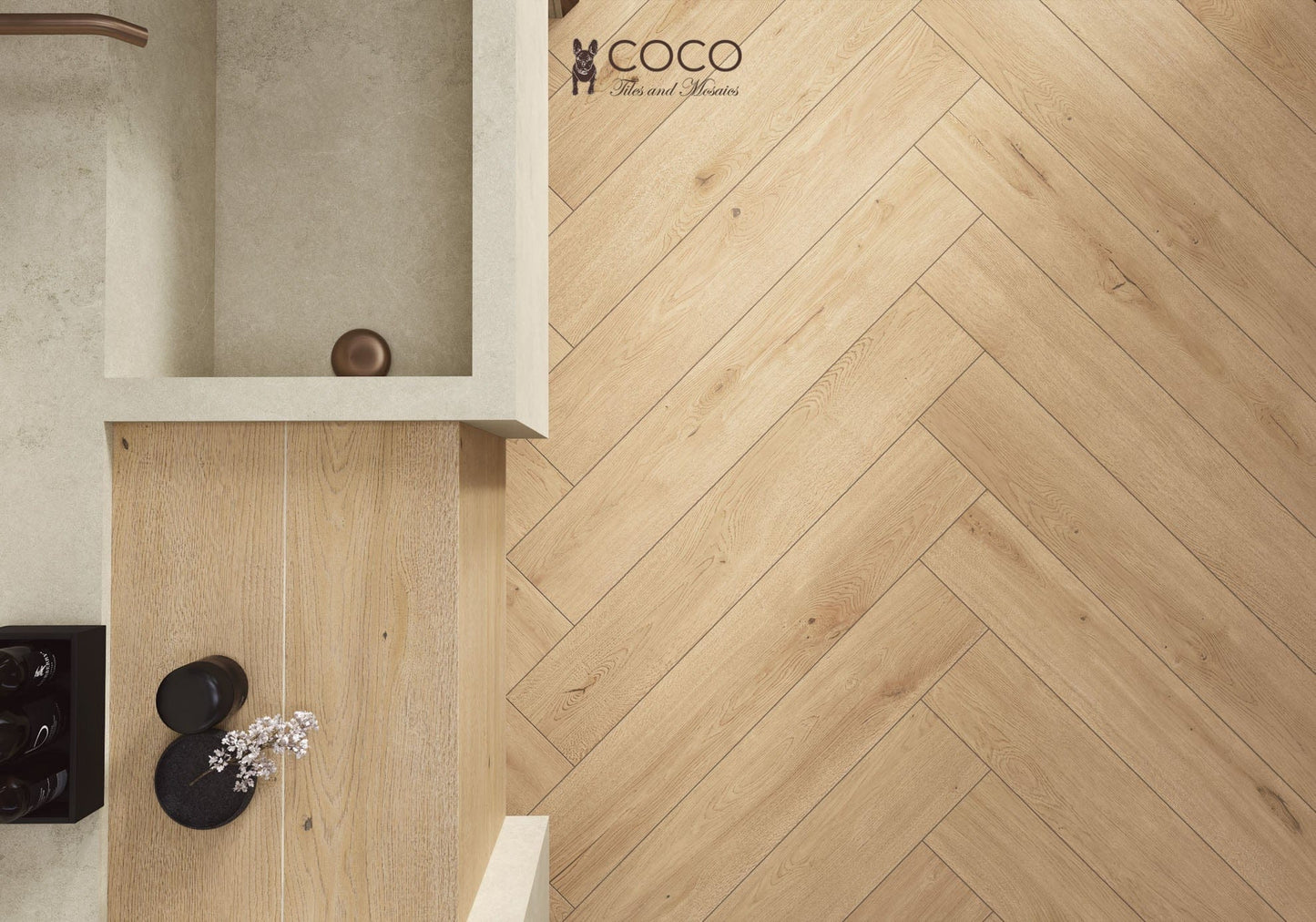 Grandeur Touch Series - Sunlit Grove Matt 200x1200mm Porcelain Tile