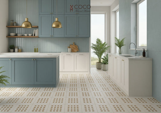 Geometry Bohemian Series - Natural Order Satin 300x300mm Porcelain Tile
