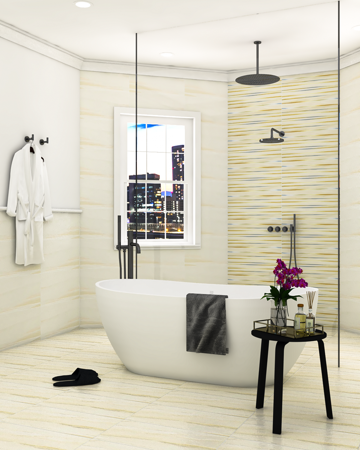 Allegra Series - White Veil 300x600mm Ceramic Tile