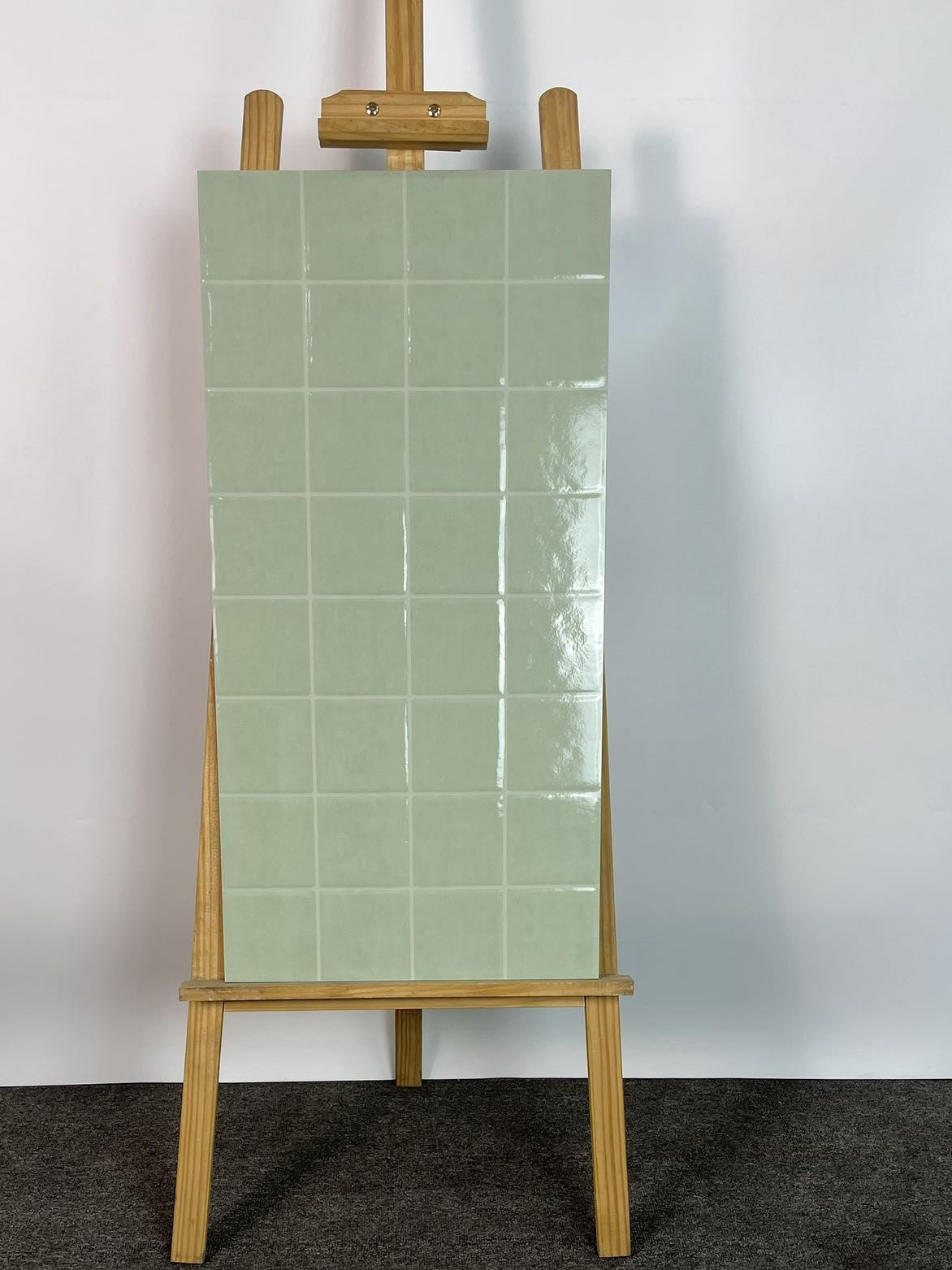 Coastline Series - Harbour Grid Seagrass Gloss 400x800mm Porcelain Tile