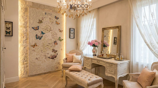 Fields of Butterflies Mosaic Art