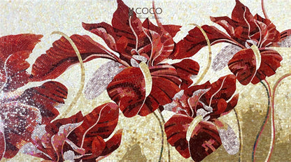 Flames of Nature Mosaic Art