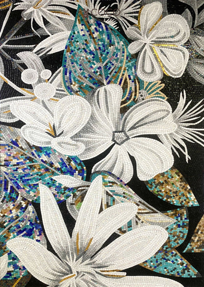 Moonlit Garden Mosaic Art
