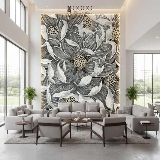 Whispers in the Dark Mosaic Mural