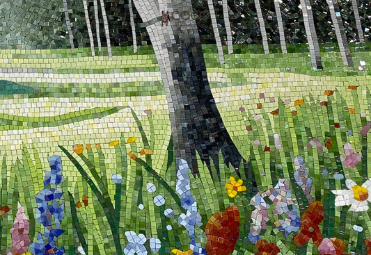 Field of Dreams Wall Mosaic Art