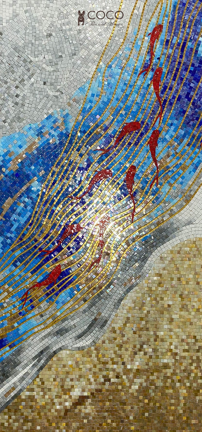 Flow of Life Artistic Mosaic