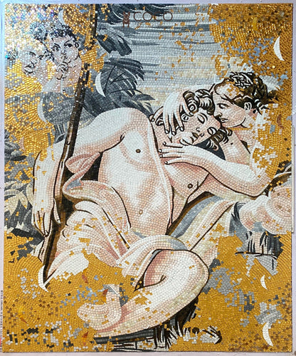Golden Passion Mosaic Art