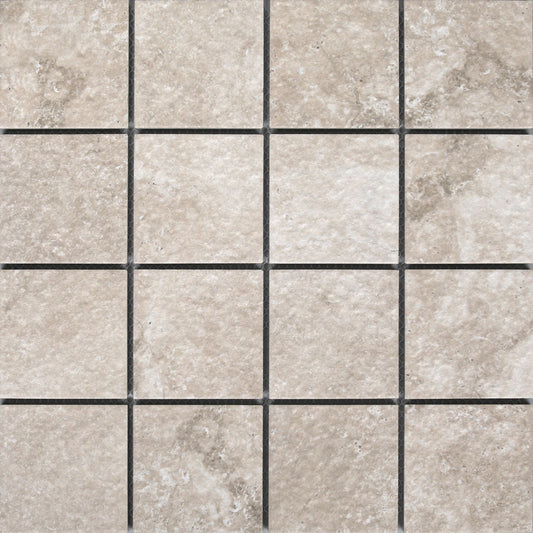 CoCo & Breezy Series - Hidden Gem Beige Naturale 73x73mm Mosaic Tile