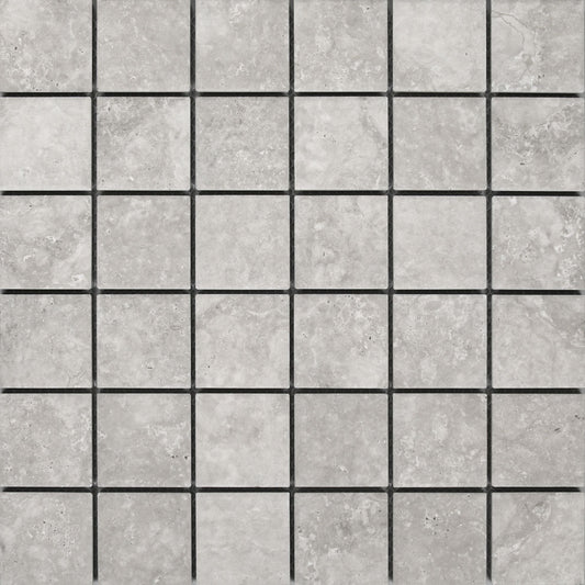 CoCo & Breezy Series - Hidden Gem Chalk Naturale 48x48mm Mosaic Tile