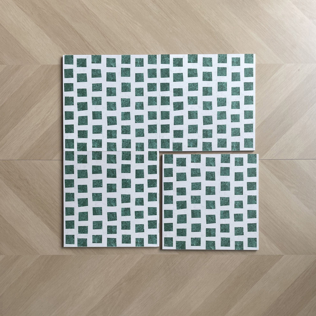 Green Geometric Patterned Tile | Green Magic Series Time Lapse Matte ...