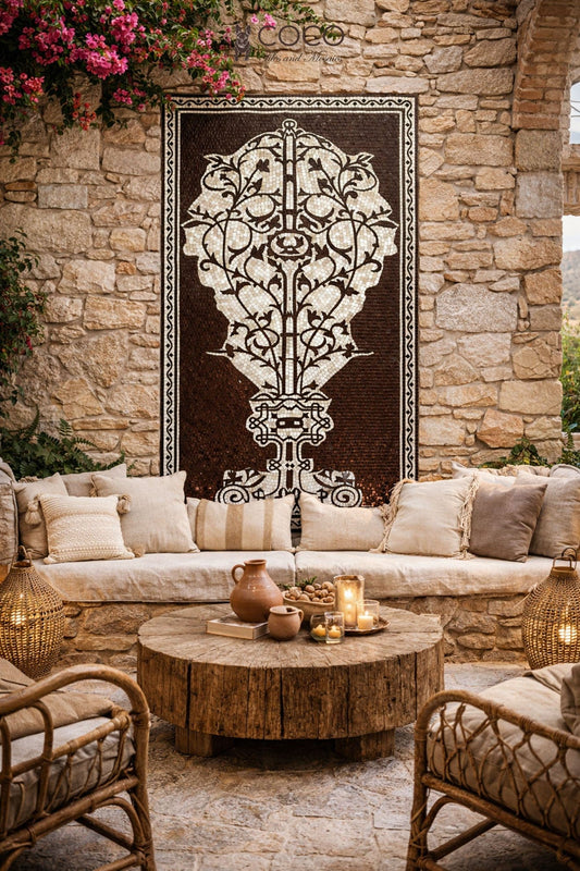 Baroque Grace B Mosaic Art