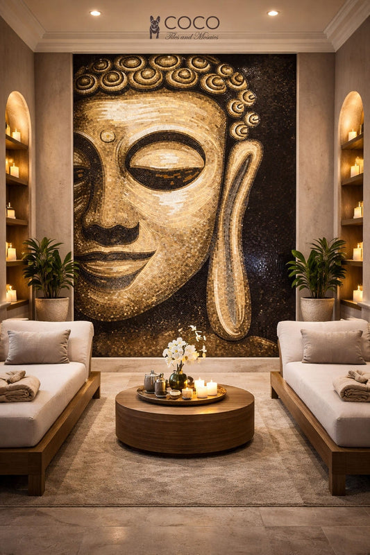 Buddha Mosaic Mural