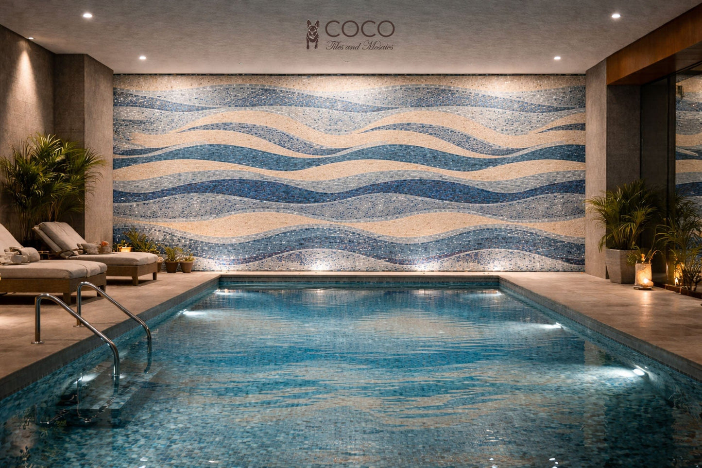 Dunes & Currents Artistic Mosaic