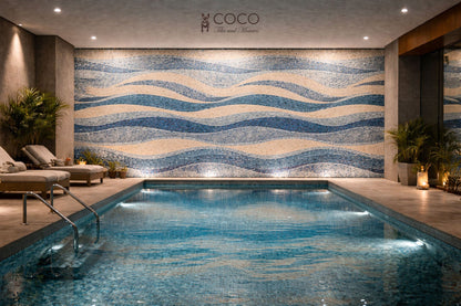 Dunes & Currents Artistic Mosaic