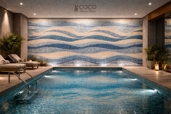 Dunes & Currents Artistic Mosaic