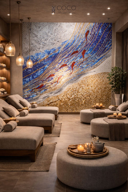 Flow of Life Artistic Mosaic