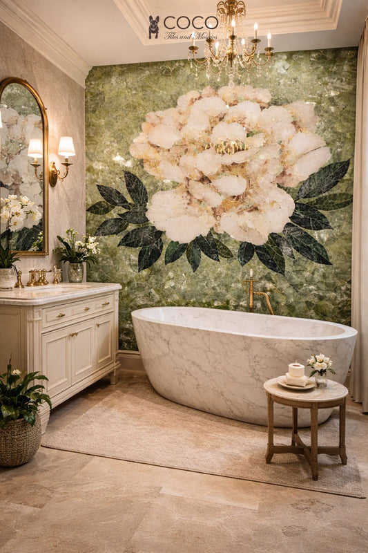 Nature’s Crown Jewel Stone Mosaic Art