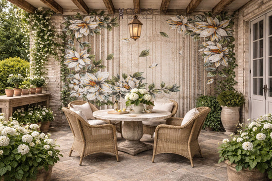 Nature’s Rhythm Stone Mosaic Art