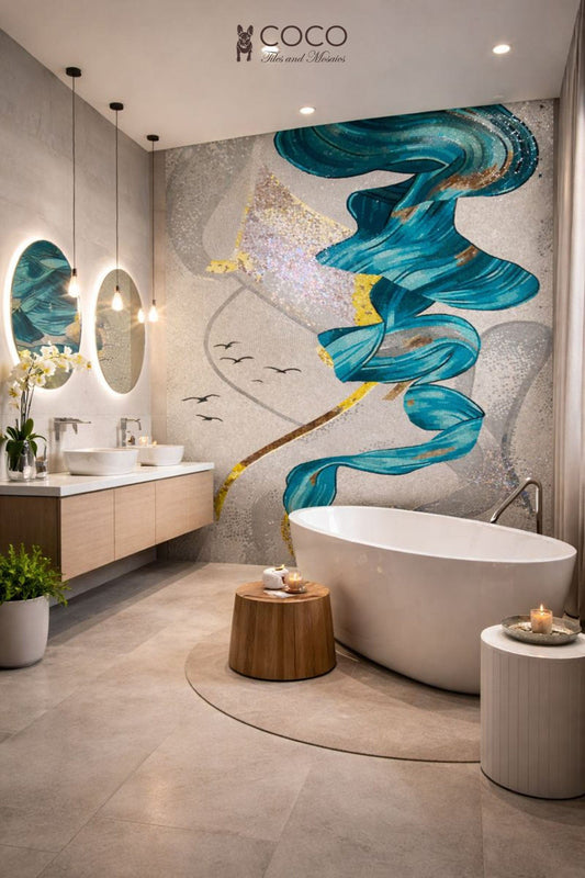 Ribbon of Dreams Mosaic Art