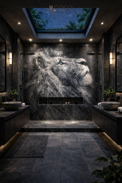 The Eternal King Stone Mosaic Art