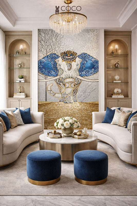 The Majestic Guardian Mosaic Art