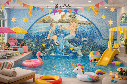 The Mermaid’s Secret Mosaic Wall Art