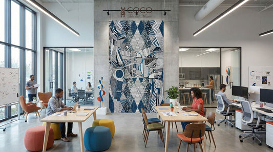 Urban Rhythm Abstract Glass Mosaic Art