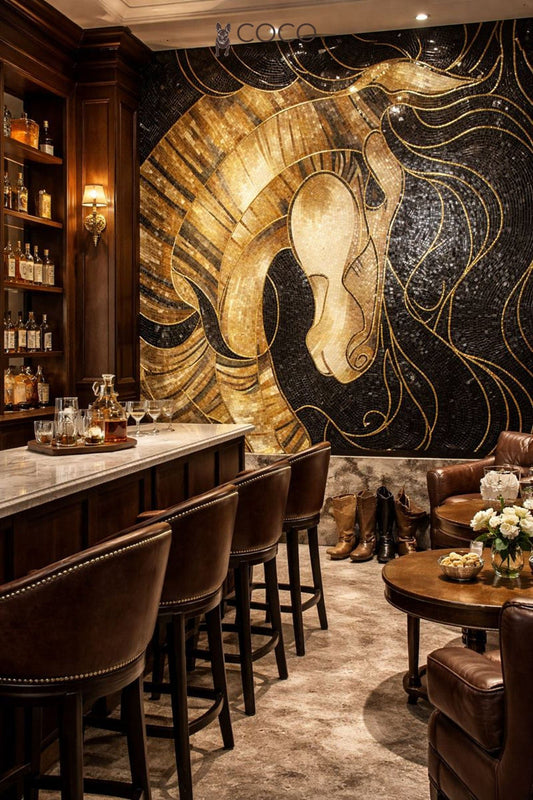 Windswept Grace Artistic Mosaic