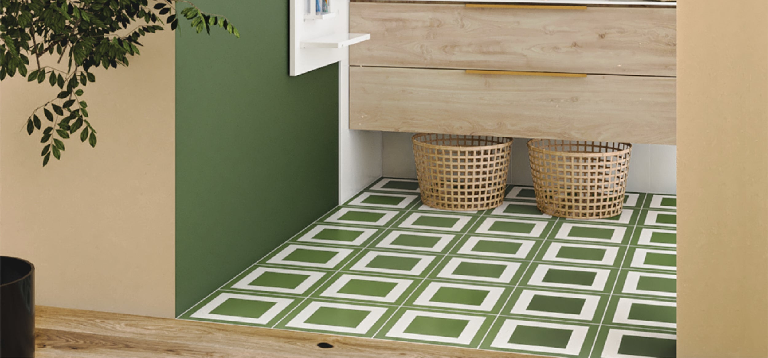 300x300mm Tiles - Green Magic