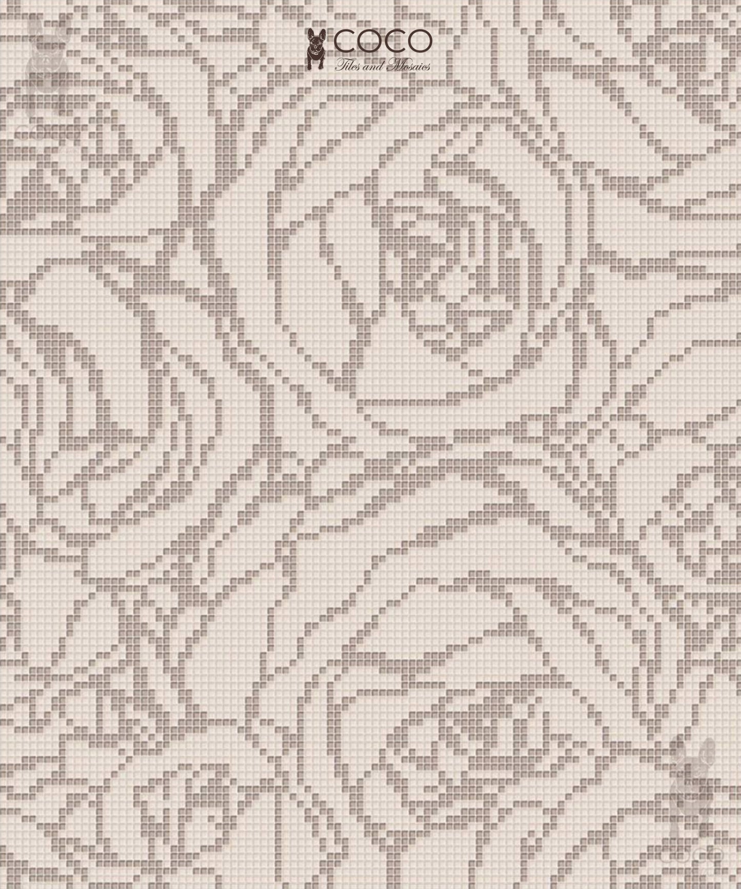 Artistic Mosaic - Wall of Flower - Elegance