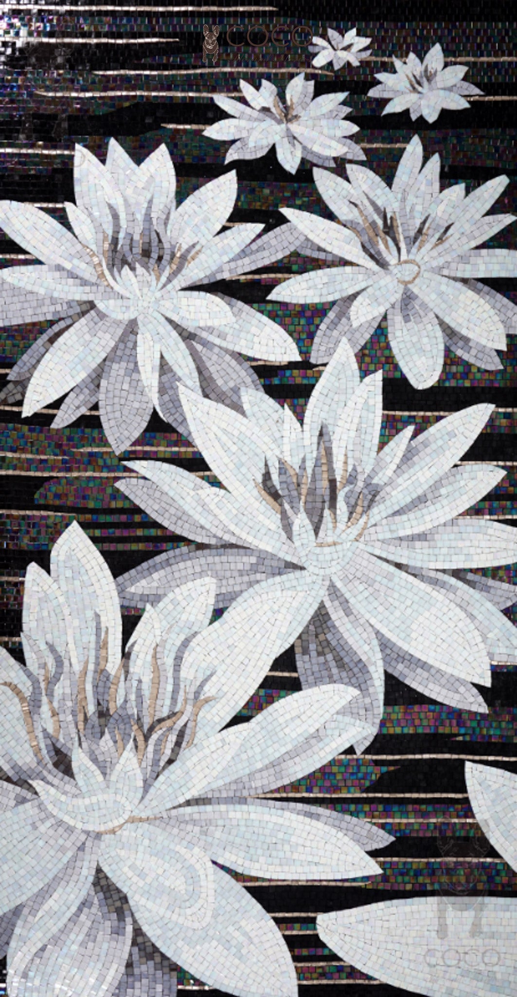 Artistic Mosaic - Water Lilies - Great Beauty