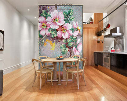 Artistic Mosaic - Giant Flowers - Pink Lovers