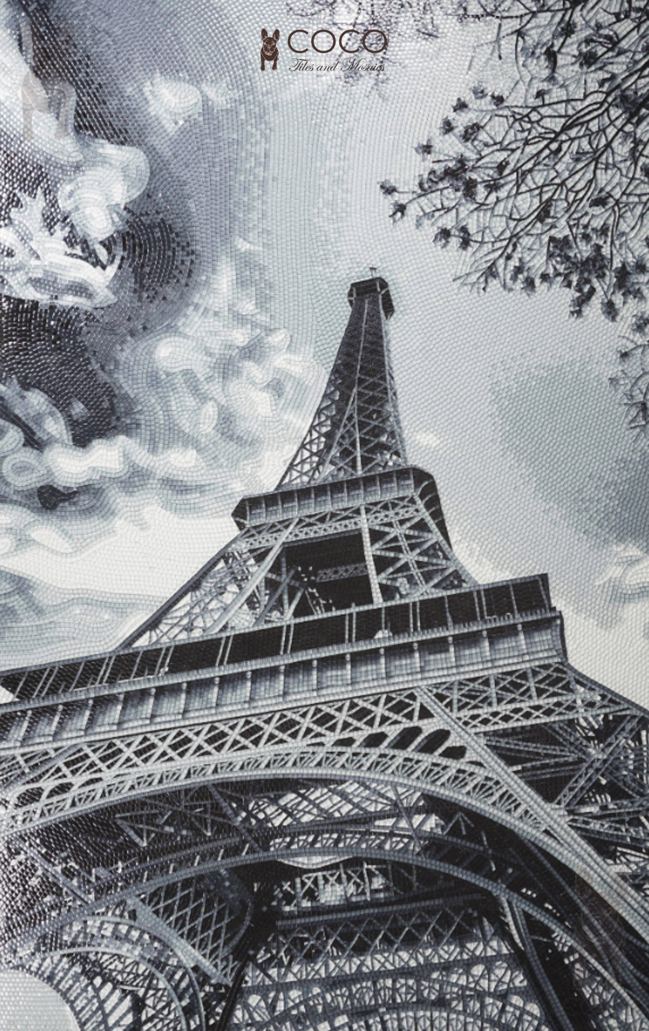 Artistic Mosaic - Eiffel Tower