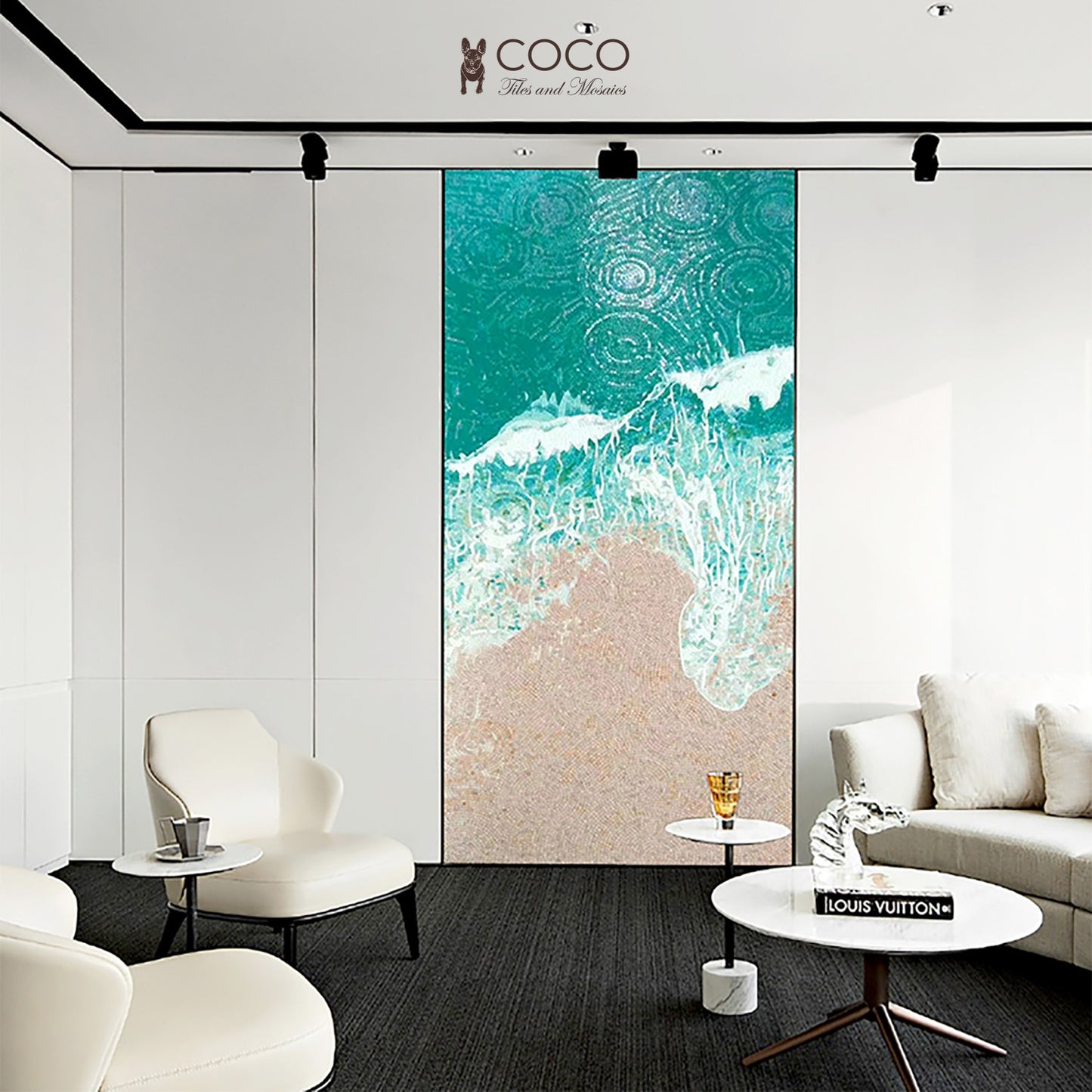 Artistic Mosaic - Beach Waves