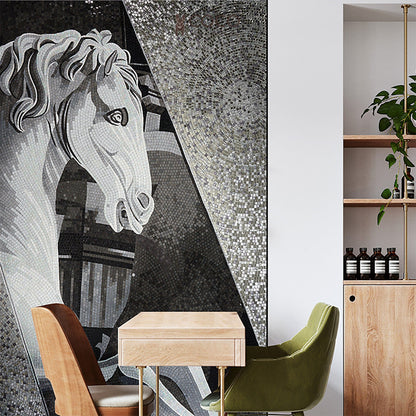 Artistic Mosaic - Horse Portrait - The Legends