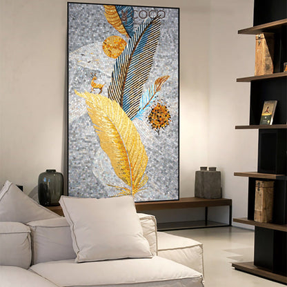 Artistic Mosaic - Giant Feathers - Guardian Angel