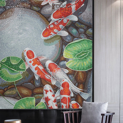 Artistic Mosaic - Fish - Koi