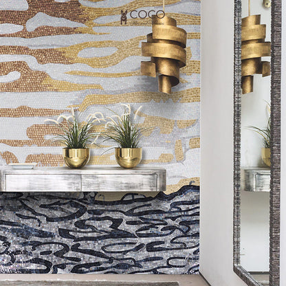 Artistic Mosaic - Abstract - Gold Rush